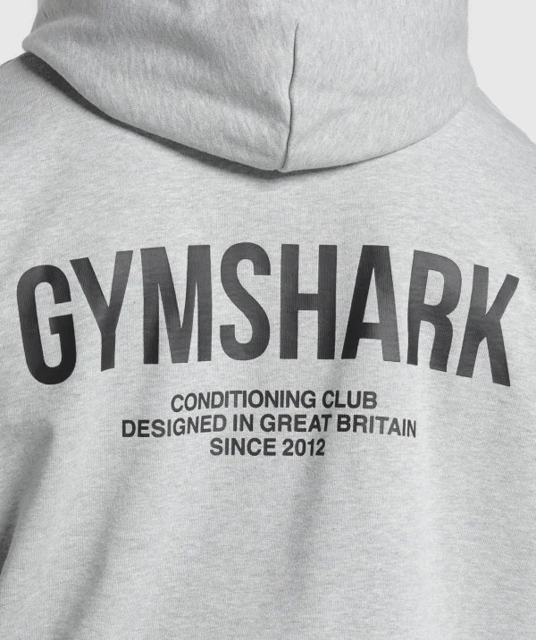 Gymshark Hoodies & Sweatshirts*Conditioning Club Hoodie LightGreyCoreMarl