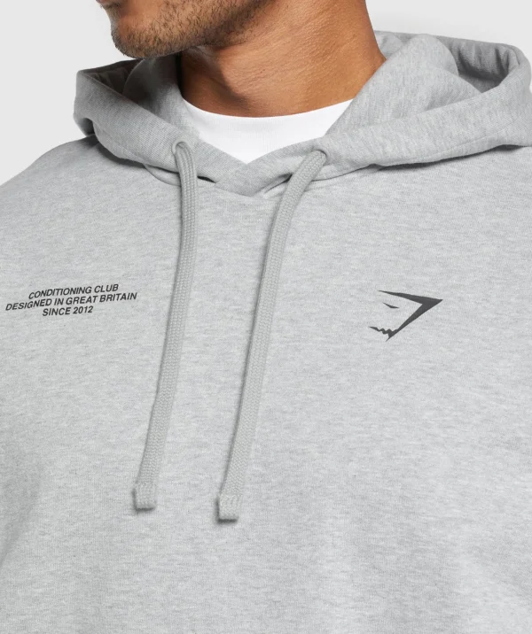 Gymshark Hoodies & Sweatshirts*Conditioning Club Hoodie LightGreyCoreMarl