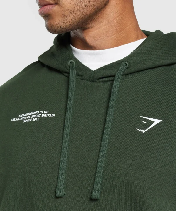 Gymshark Hoodies & Sweatshirts*Conditioning Club Hoodie TrailGreen