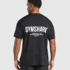 Gymshark T-shirts & Tops*Conditioning Club Oversized T-Shirt Black