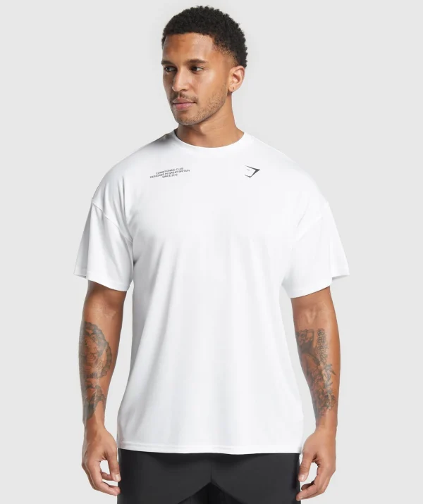 Gymshark T-shirts & Tops*Conditioning Club Oversized T-Shirt White