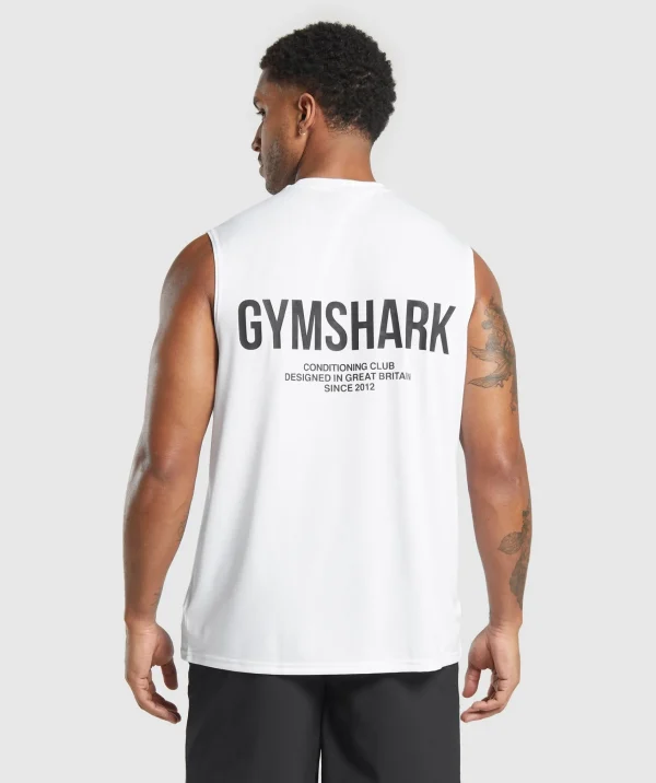 Gymshark Tank Tops | T-shirts & Tops*Conditioning Club Tank White