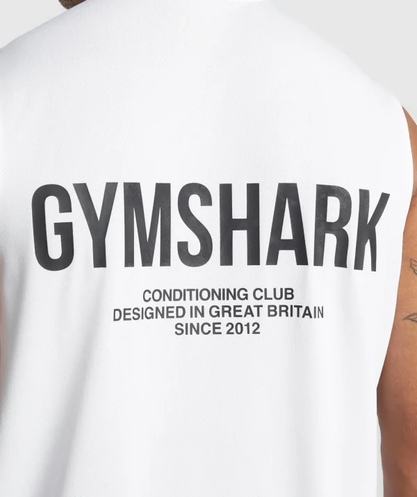 Gymshark Tank Tops | T-shirts & Tops*Conditioning Club Tank White