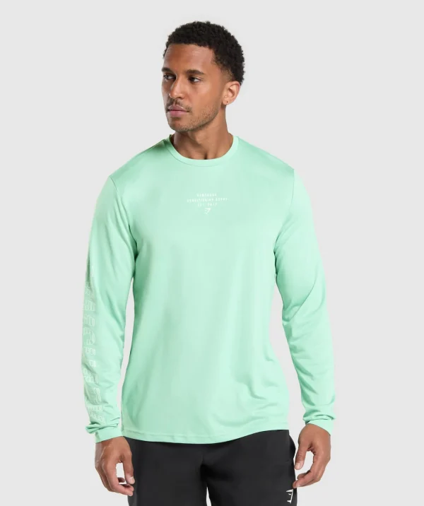 Gymshark T-shirts & Tops*Conditioning Goods Long Sleeve T-Shirt LidoGreen