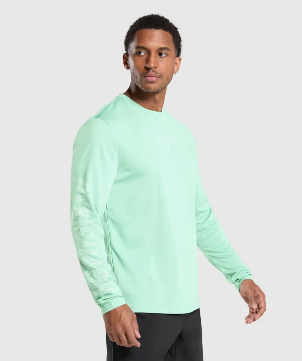 Gymshark T-shirts & Tops*Conditioning Goods Long Sleeve T-Shirt LidoGreen