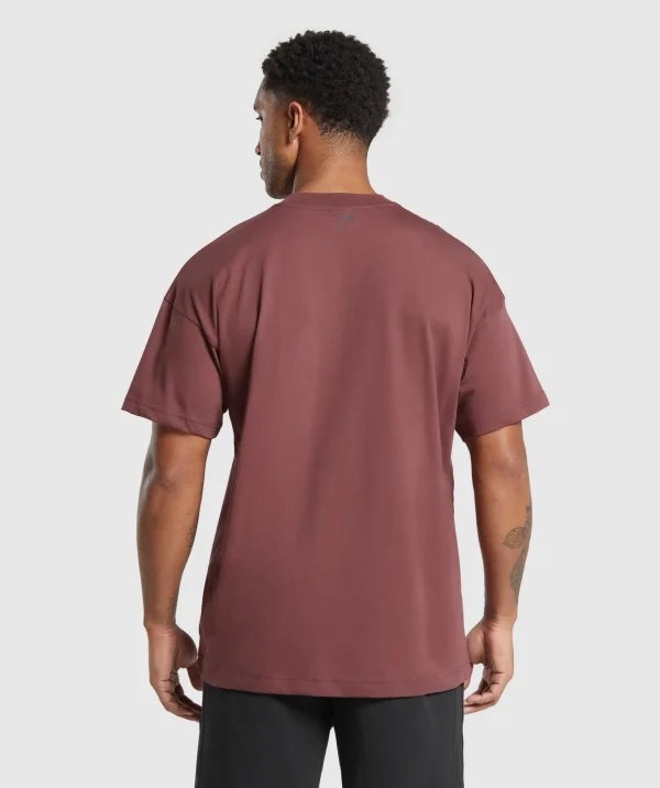 Gymshark T-shirts & Tops*Conditioning Graphic T-Shirt BurgundyBrown