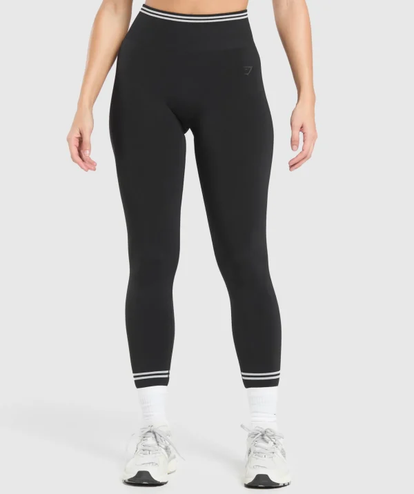 Gymshark Leggings | Seamless Leggings*Contrast Seamless Leggings Black