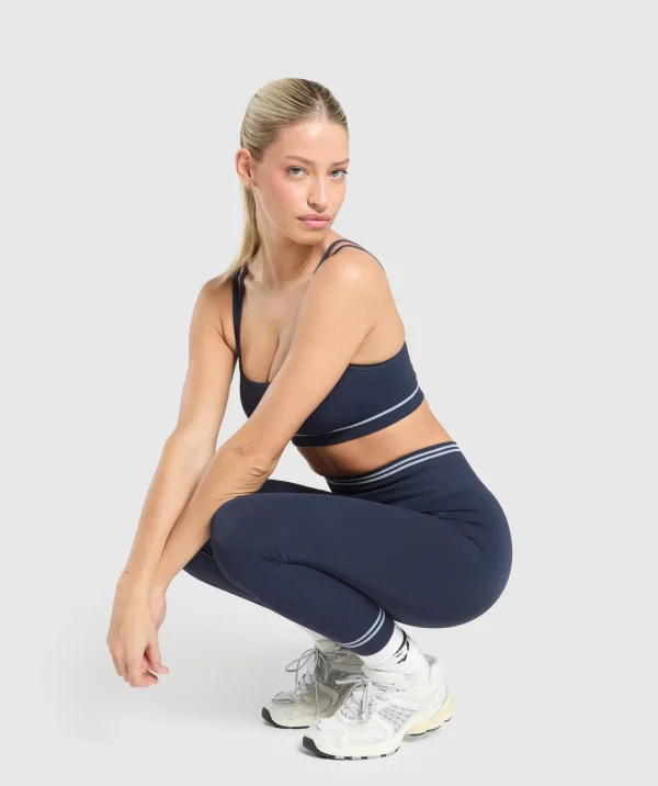 Gymshark Leggings | Seamless Leggings*Contrast Seamless Leggings HeavyBlue