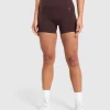 Gymshark Shorts*Corset Seamless Shorts HeritageBrown