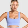 Gymshark Sports Bras*Corset Seamless Sports Bra LiftBlue