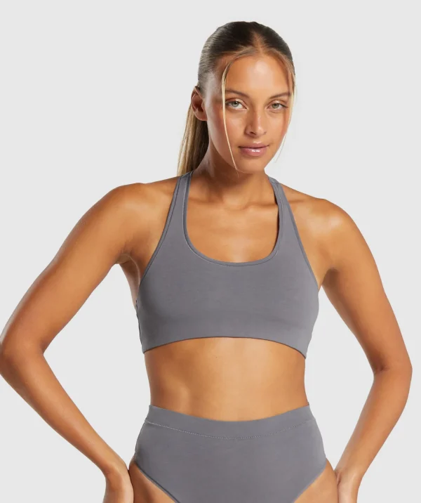 Gymshark Underwear & Basics | Women's Underwear*Cotton Bralette BrushedGrey