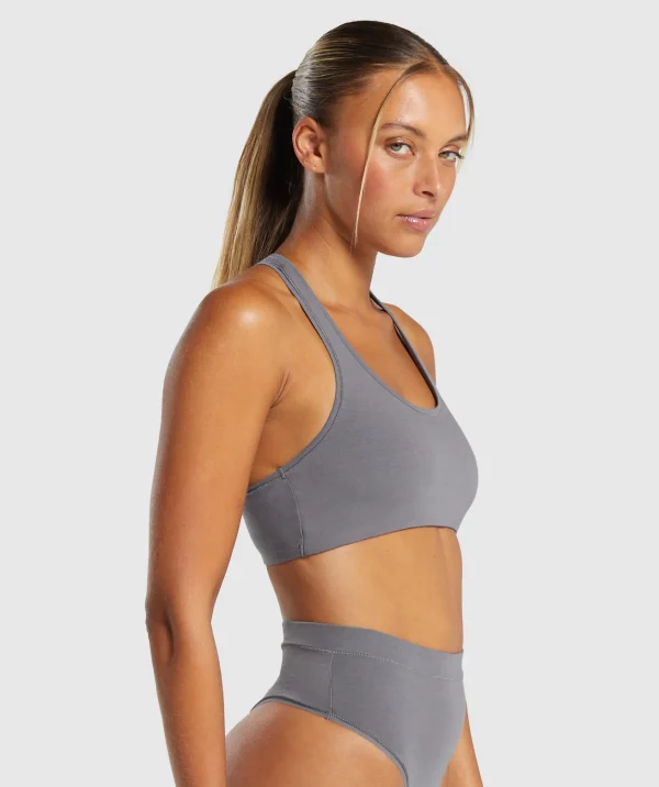 Gymshark Underwear & Basics | Women's Underwear*Cotton Bralette BrushedGrey