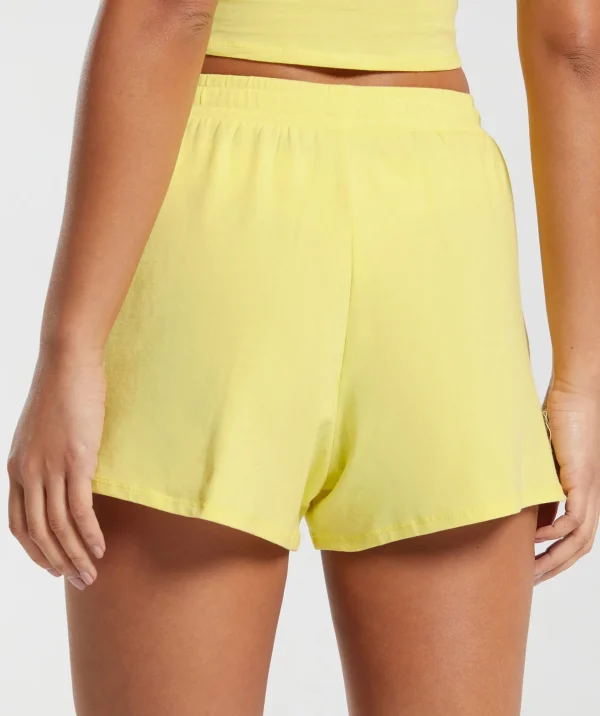 Gymshark Underwear & Basics | Women's Underwear*Cotton Graphic Shorts LemonYellow