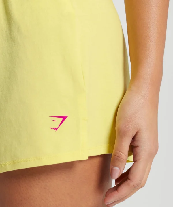 Gymshark Underwear & Basics | Women's Underwear*Cotton Graphic Shorts LemonYellow