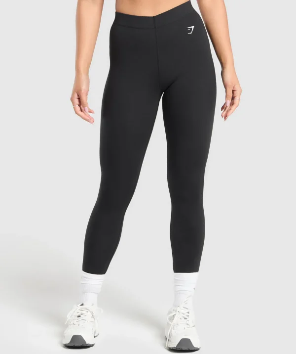 Gymshark Black Leggings*Cotton Leggings Black