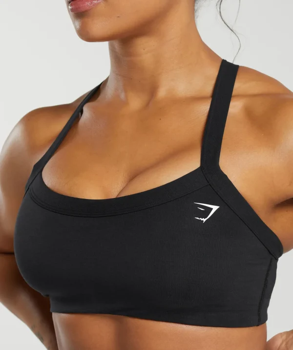 Gymshark Sports Bras*Cotton Lifting Sports Bra Black