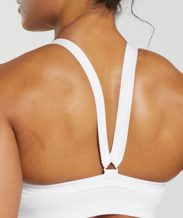 Gymshark Sports Bras*Cotton Lifting Sports Bra White