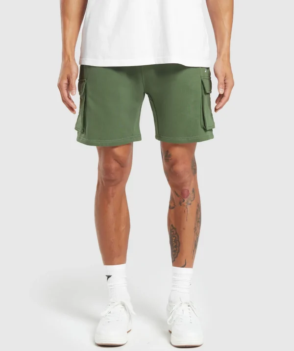 Gymshark Cargo Pants | Shorts*Crest Cargo 7" Shorts CoreOlive