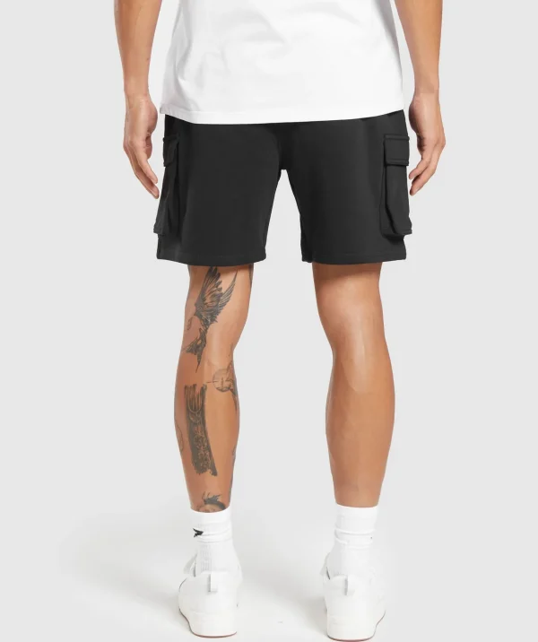 Gymshark Cargo Pants | Shorts*Crest Cargo 7" Shorts Black