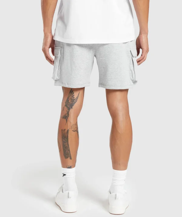 Gymshark Cargo Pants | Shorts*Crest Cargo 7" Shorts LightGreyMarl