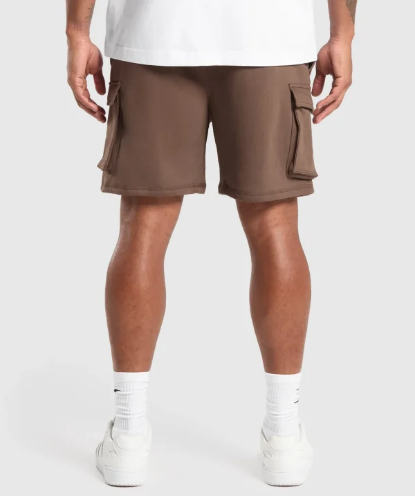 Gymshark Shorts*Crest Cargo 7" Shorts WalnutBrown