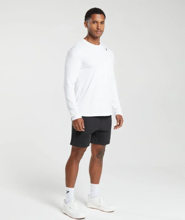 Gymshark T-shirts & Tops*Crest Long Sleeve T-Shirt White