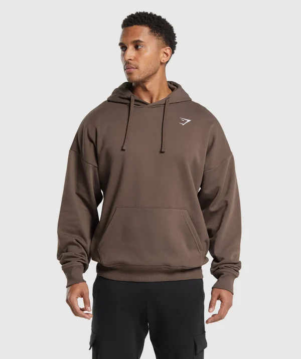 Gymshark Hoodies & Sweatshirts*Crest Oversized Hoodie WalnutBrown