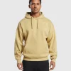 Gymshark Hoodies & Sweatshirts*Crest Oversized Hoodie KhakiYellow