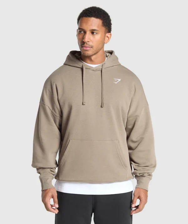 Gymshark Hoodies & Sweatshirts*Crest Oversized Hoodie LifestyleBrown