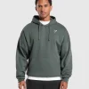 Gymshark Hoodies & Sweatshirts*Crest Oversized Hoodie SlateTeal