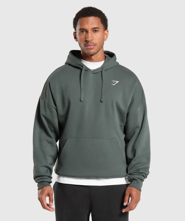 Gymshark Hoodies & Sweatshirts*Crest Oversized Hoodie SlateTeal