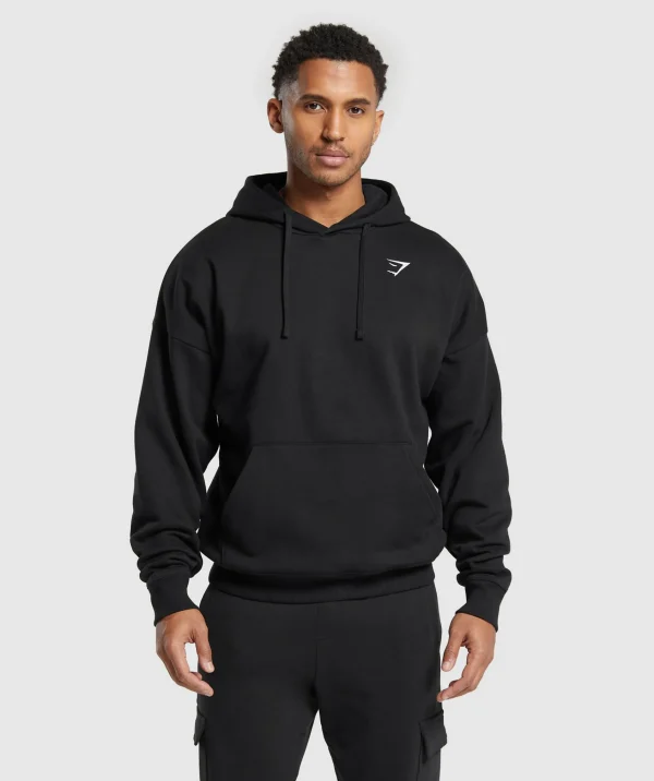 Gymshark Hoodies & Sweatshirts | Sweatsuits*Crest Oversized Hoodie Black