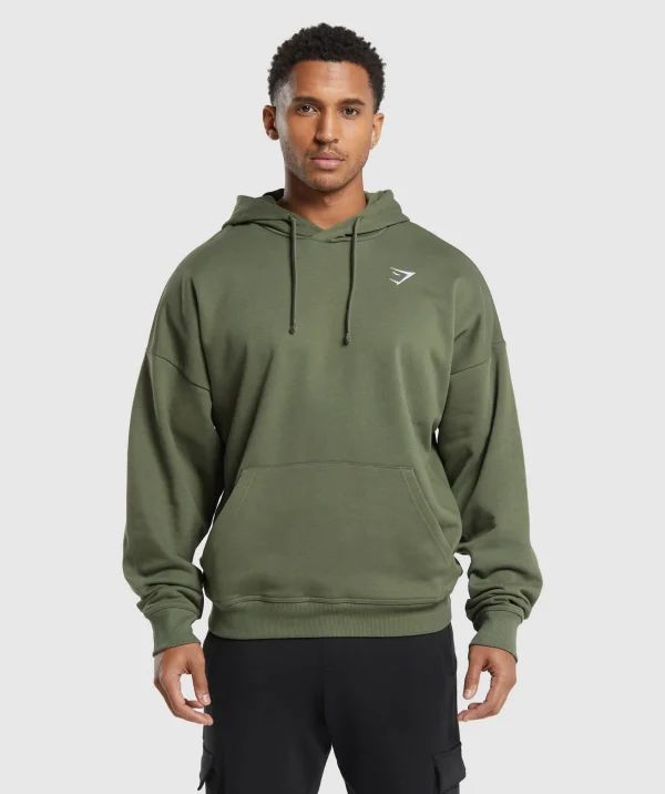 Gymshark Hoodies & Sweatshirts*Crest Oversized Hoodie CoreOlive