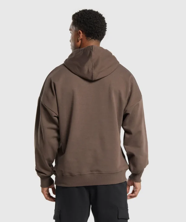 Gymshark Hoodies & Sweatshirts*Crest Oversized Hoodie WalnutBrown