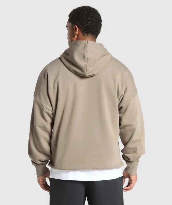 Gymshark Hoodies & Sweatshirts*Crest Oversized Hoodie LifestyleBrown