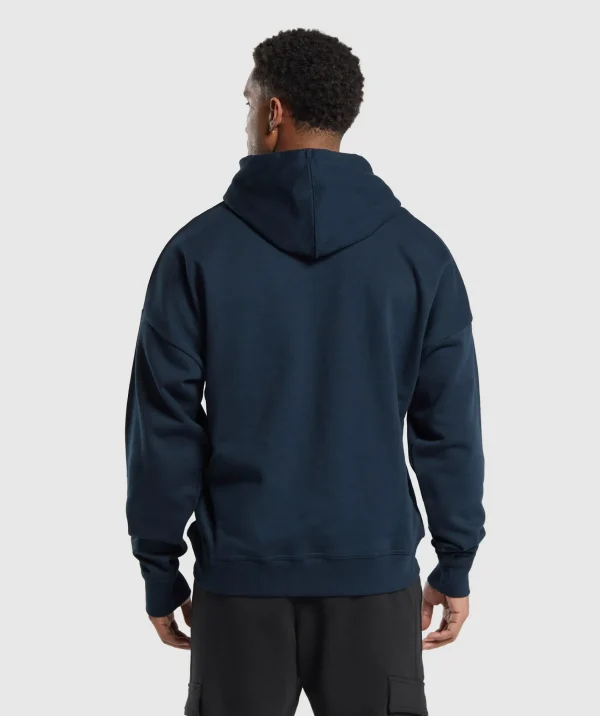 Gymshark Hoodies & Sweatshirts*Crest Oversized Hoodie Navy