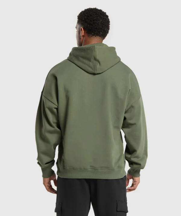 Gymshark Hoodies & Sweatshirts*Crest Oversized Hoodie CoreOlive