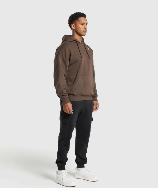 Gymshark Hoodies & Sweatshirts*Crest Oversized Hoodie WalnutBrown