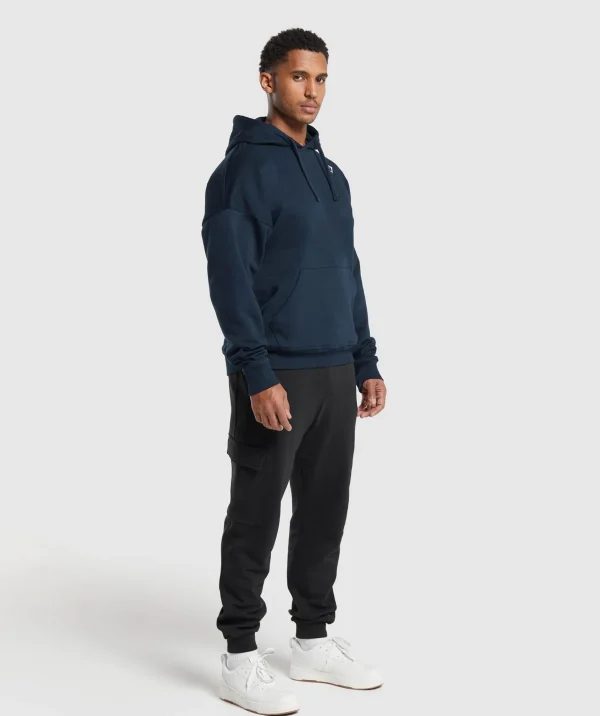 Gymshark Hoodies & Sweatshirts*Crest Oversized Hoodie Navy