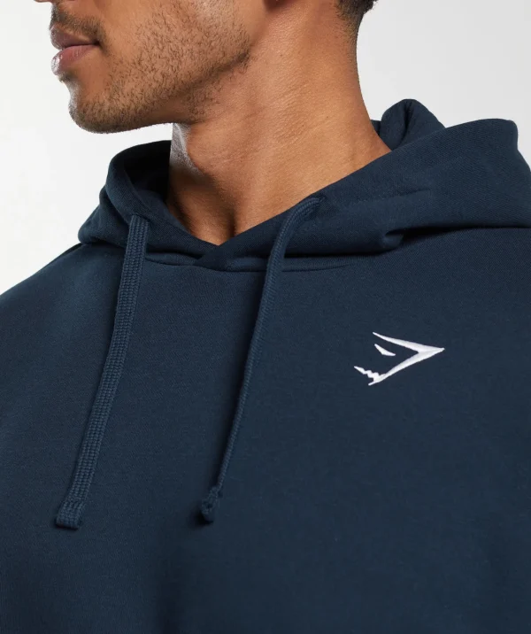 Gymshark Hoodies & Sweatshirts*Crest Oversized Hoodie Navy