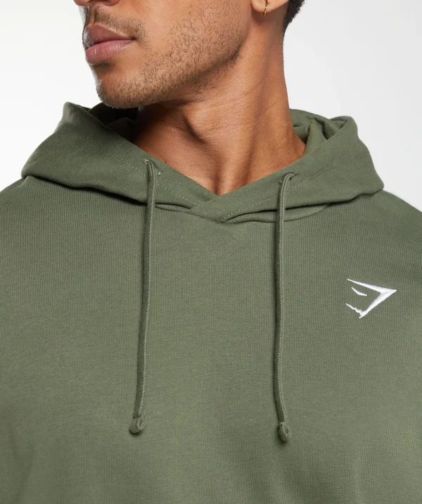 Gymshark Hoodies & Sweatshirts*Crest Oversized Hoodie CoreOlive