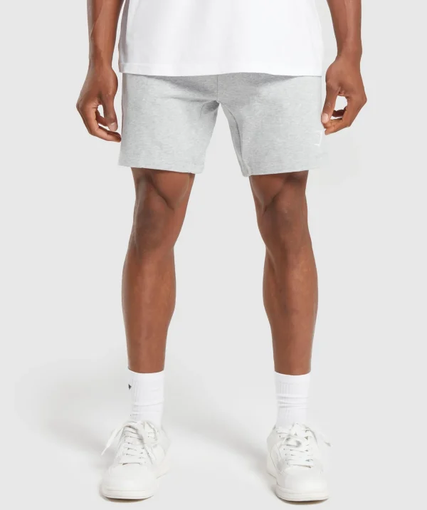 Gymshark Shorts*Crest 7" Shorts LightGreyMarl