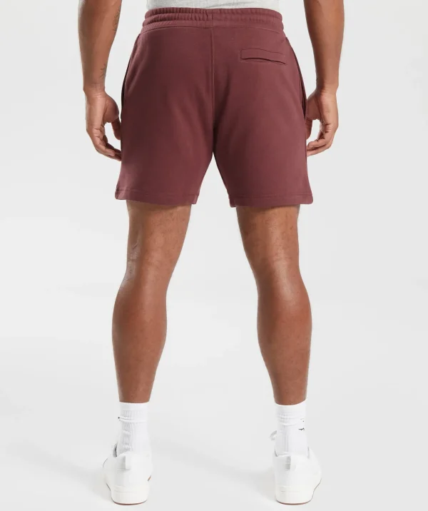 Gymshark Shorts*Crest 7" Shorts WashedBurgundy