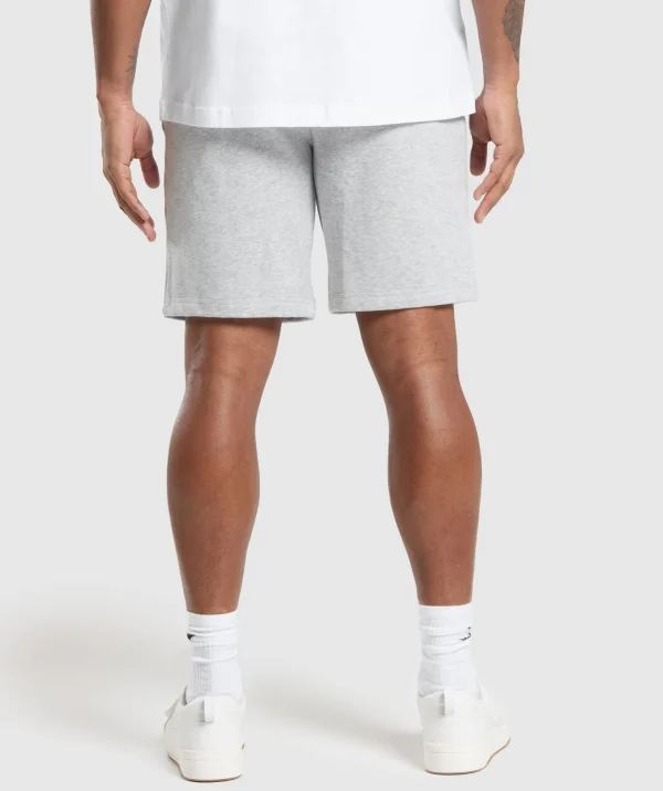 Gymshark Shorts*Crest 9" Shorts LightGreyMarl