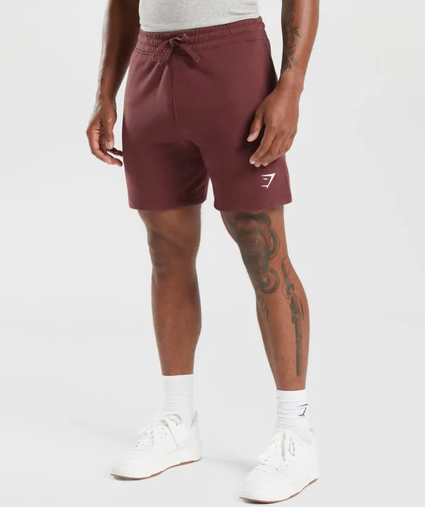 Gymshark Shorts*Crest 7" Shorts WashedBurgundy