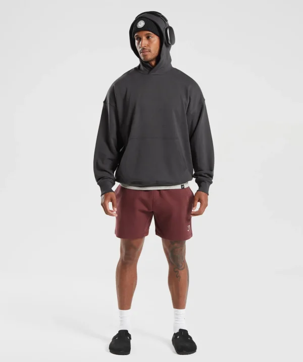 Gymshark Shorts*Crest 7" Shorts WashedBurgundy