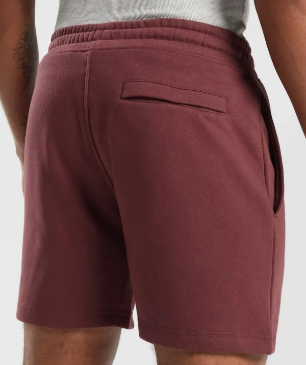 Gymshark Shorts*Crest 7" Shorts WashedBurgundy