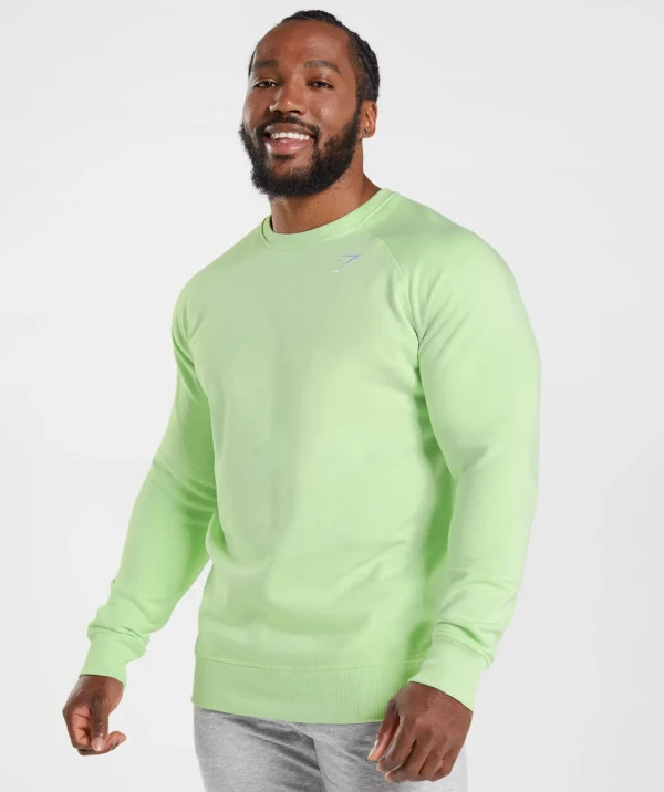 Gymshark T-shirts & Tops*Crest Sweatshirt KiwiGreen