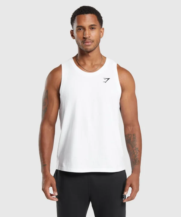 Gymshark Tank Tops*Crest Tank White