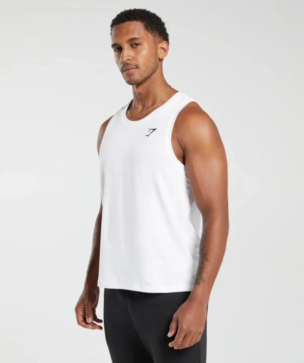 Gymshark Tank Tops*Crest Tank White